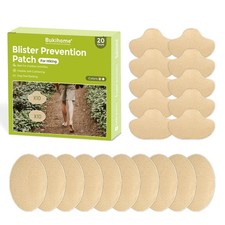 Bukihome Upgraded Foam Moleskin Adhesive Pads for Feet - 20 Count, Beige