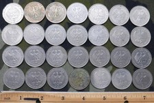 28 Germany 2-Mark Coin Lot, Mix of 1950s, 1960s, 1970s 1980s, 1990s German Coins
