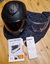 Casco integrale Schuberth S3 nero opaco con garanzia e accessori
