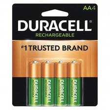 Duracell AA Rechargeable Batteries 2500mAh NiMH 1.2V 4 Pack