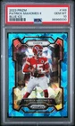 2023 Panini Prizm Patrick Mahomes II Blue Ice /99 PSA 10