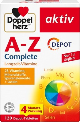DOPPELHERZ A-Z Complete Depot Tabletten, 120 St PZN 16732219