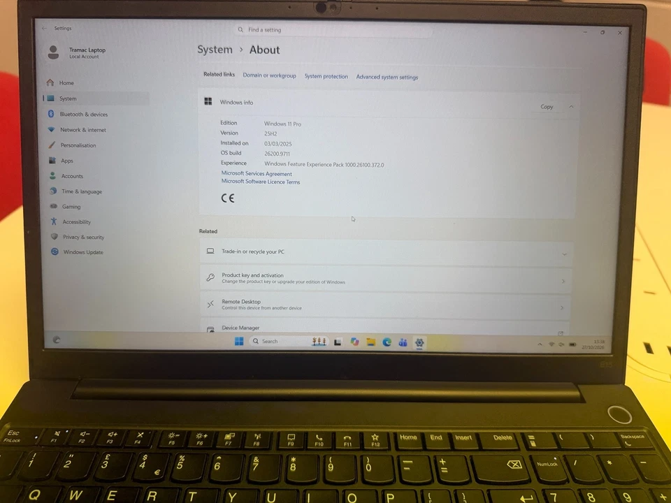 Lenovo ThinkPad E15 · i5-1135G7 · 16GB · 256GB, photo 3 of 5