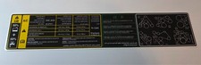 Radiator Support Decal Set Fits F250350 6.0l 7.3l Diesel 2000-06 Reproduction