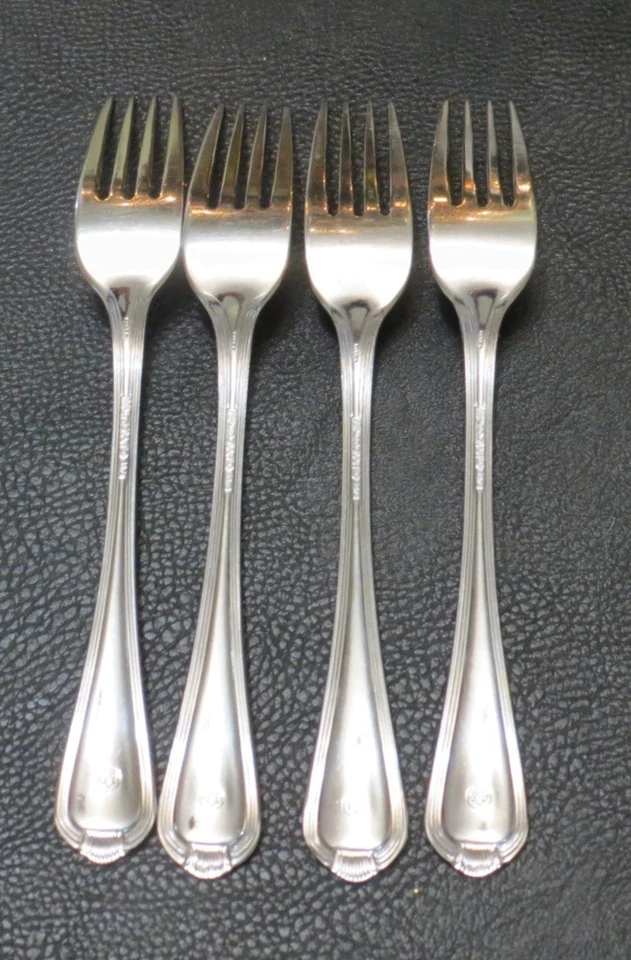 Pfaltzgraff Addison Dinner Forks Set of 4 Stainless 18/8 Korea 7 3/8" - Image 4 of 4