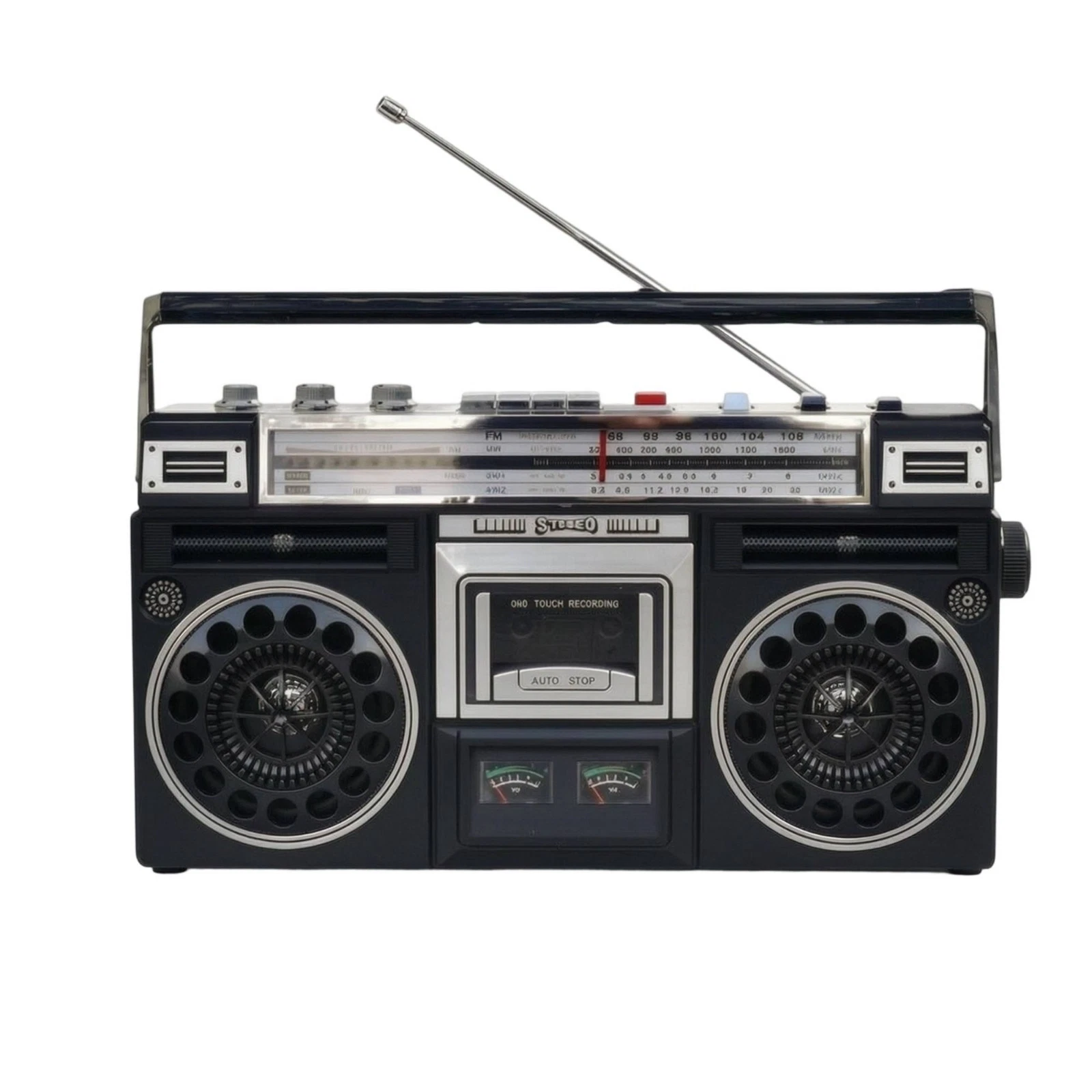 Portable Stereo with USB Slot Battery-Powered Retro Tape Tape Deck Vintage