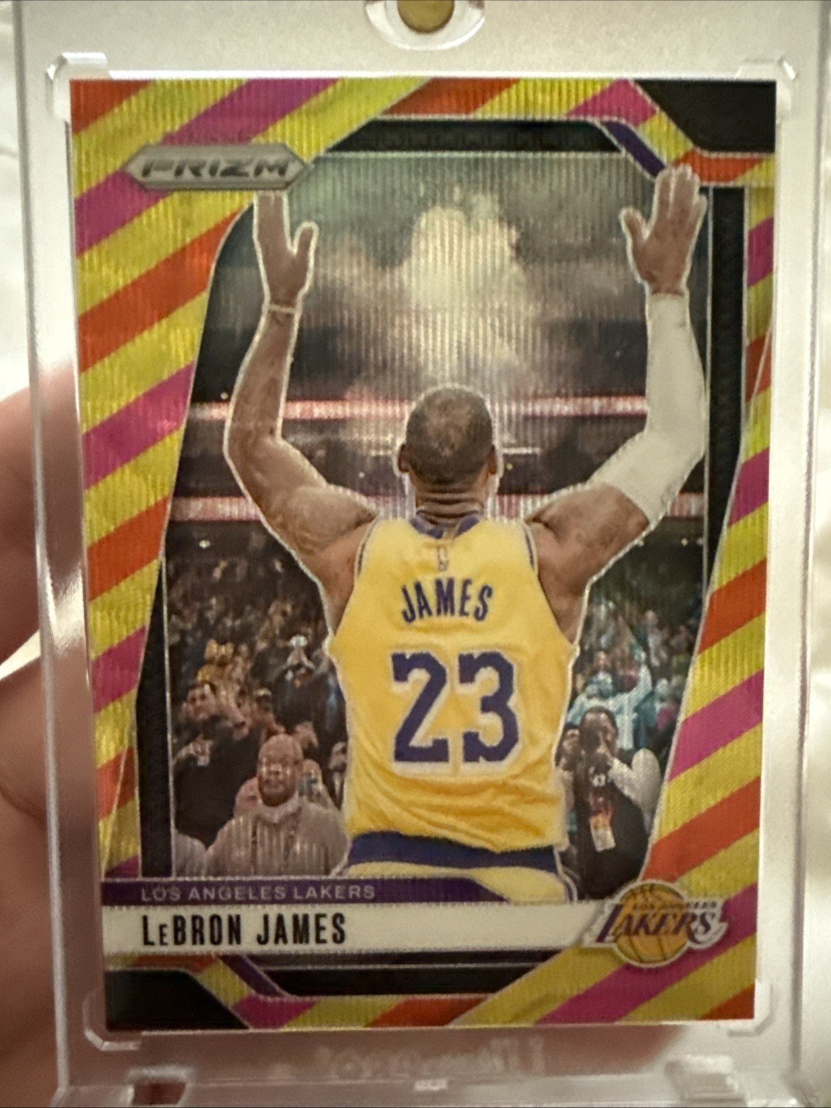 2024-25 Panini Prizm - LeBron James #130 CHALK TOSS Multi-Wave INTL PRIZM /88