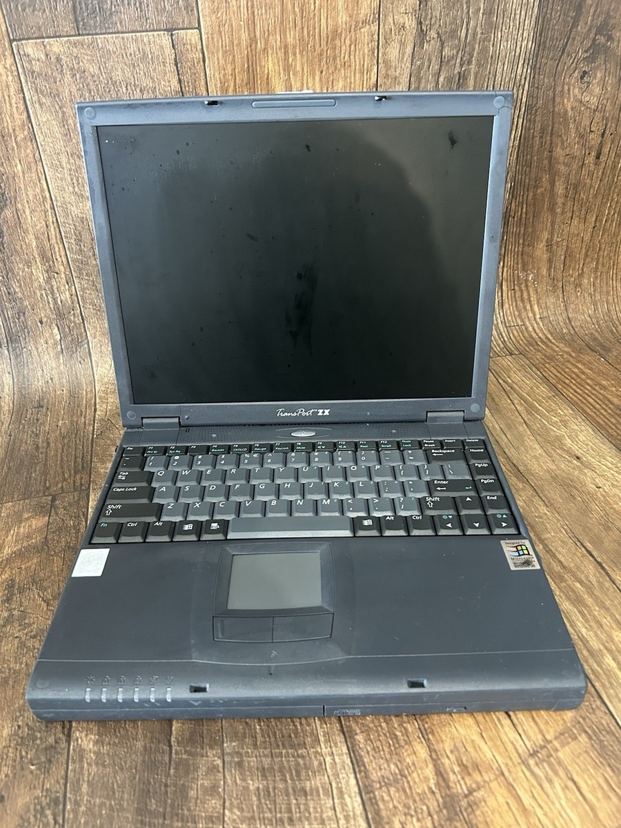 Vintage Micron Transport ZX Laptop As Is For Parts No Cord
