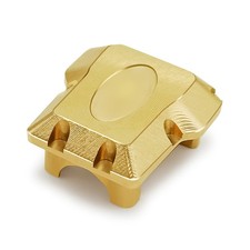 1/2PCS Brass Heavy Front Rear Axle Diff Cover for 1/18 Traxxas TRX4-M Crawler