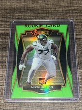 2020 Panini Select - Premier Level Neon Green #190 Mekhi Becton /49 RC