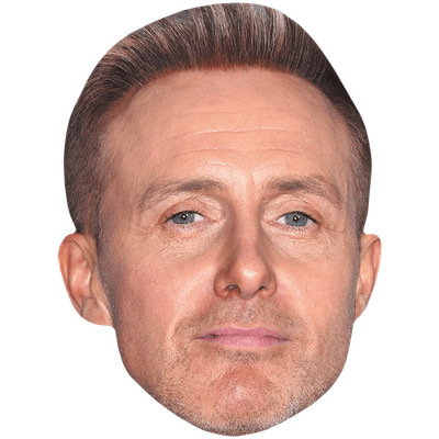 Ian 'H' Watkins (Stubble) Celebrity Mask, Flat Card Face, Fancy Dress Mask