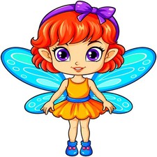 30 Custom Cute Fairy Personalized Address Labels
