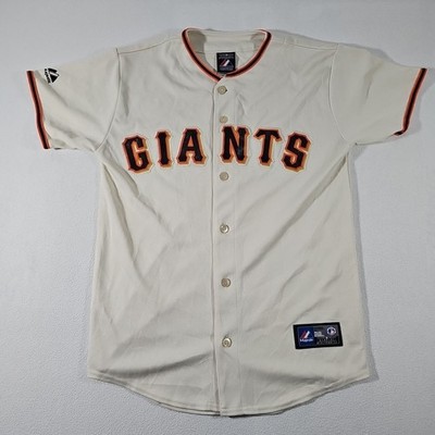Majestic Baseball San Francisco Giants MLB Trikot L 14-16 Beige Zustand Sehr Gut
