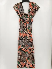 Justify Dress Womens Adult Large Multicolor Scoop Neck Sleeveless Long Casual