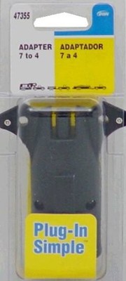 Hopkins Manufacturing 47355 7-way Rv Blade To 4 Flat 1pc.