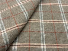 Mulberry Lee Jofa 100% Wool Check Uphol Fabric- Islay / Lovat 4 yds FD700.R106