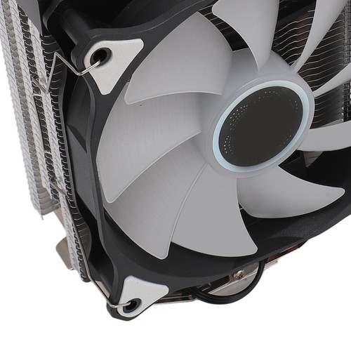 12CM CPU Cooler 4 Heat Pipes 3 Wire Single Fan 5 Colored Lights PC CPU Coolin FY - Afbeelding 17 van 22
