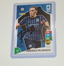 AUTOGRAFO FRANCESCO PIO ESPOSITO CARD PANINI INTER ADRENALYN ROOKIE HAND SIGNED 