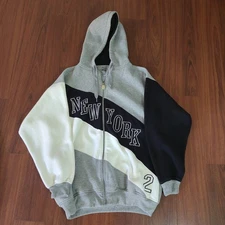 Source Jeans Men Grey Black White Jogging Set Hoodie Pants Activewear