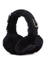 BNWT Black 100% Shearling Sheepskin Earmuffs