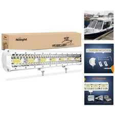 Durable 20-Inch Marine LED Lighting Bar - Ideal for Night Adventures & Safety