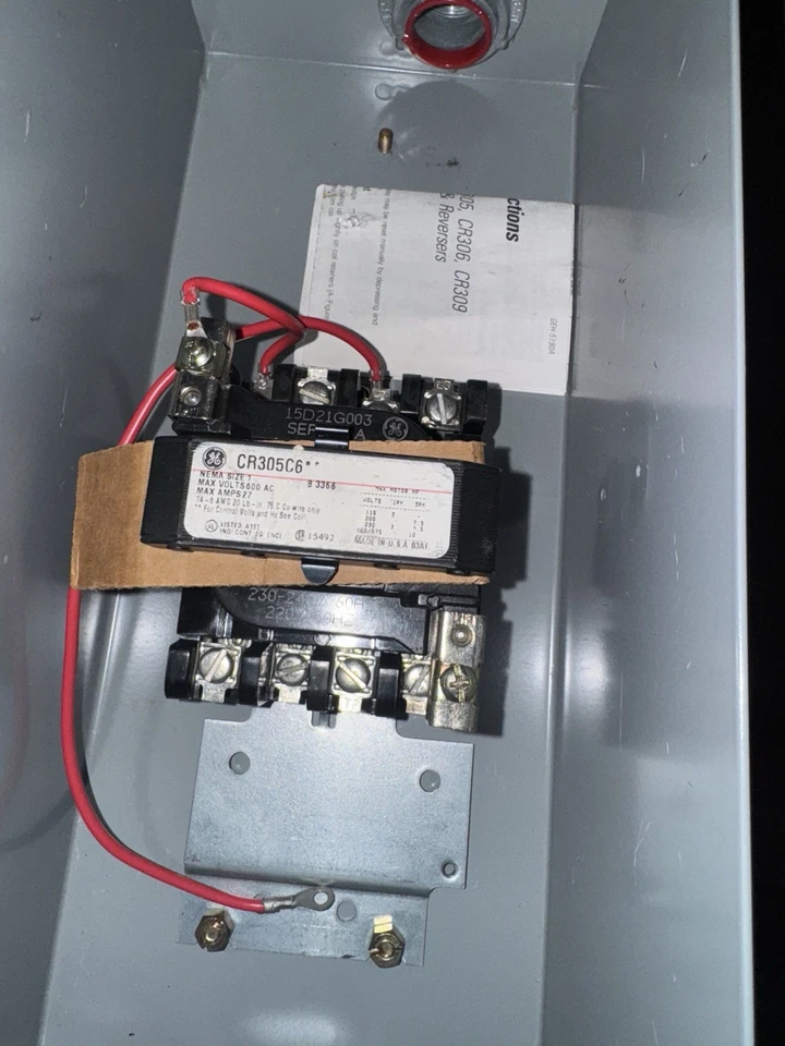 300-línea control 3 polos tipo 3r carcasa exterior cr305c6 Foto 2 de 4