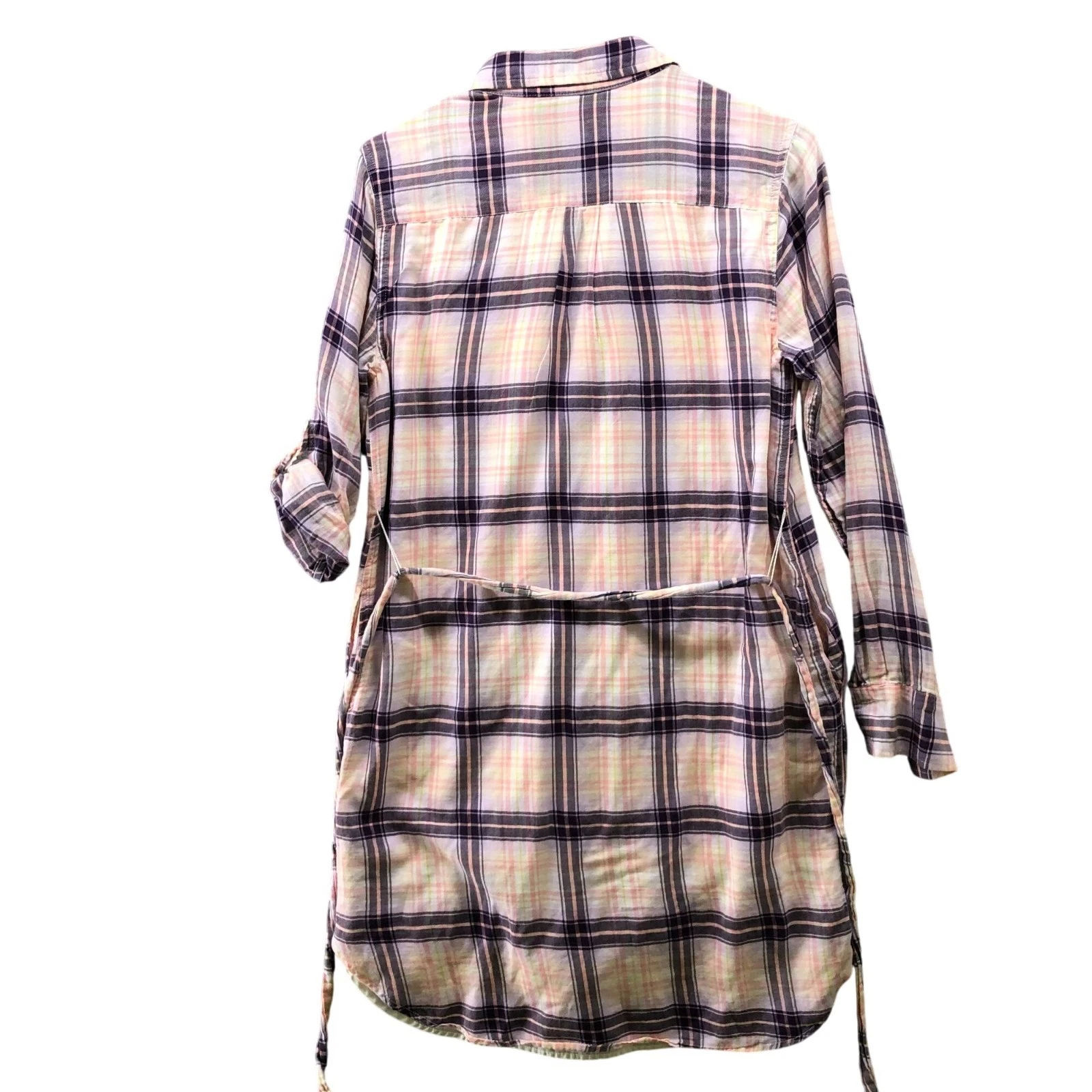 UNDERCOVER Abito camicia pigiama Victoria's Secret donna 4 rosa quadri cravatta vita accappatoio salotto