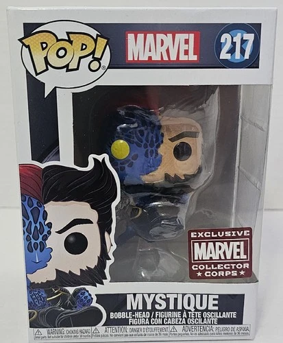 Funko Pop! Vinyl Marvel Mystique Logan Wolverine Amazon Exclusive #217 MCC X Men