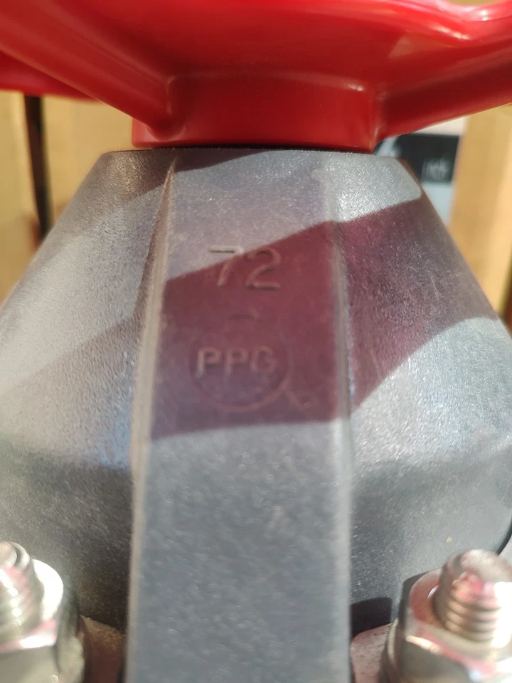 Puerta diafragma con brida PVDF-PTFE Asahi AV 2-1/2" Foto 4 de 4