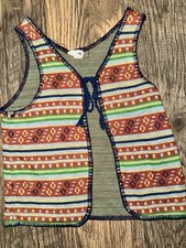 Vintage 70s-80s Kids Vest- aileen S 7-8