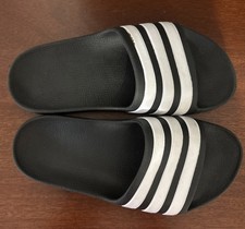 New Kids ADIDAS Black Adilette Slide Sandal Size 2 Kids Little Kids 4-8 Years