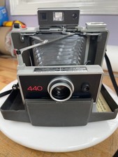 Polaroid 440 Automatic Land Camera w timer Instant Film Tested Working Vintage