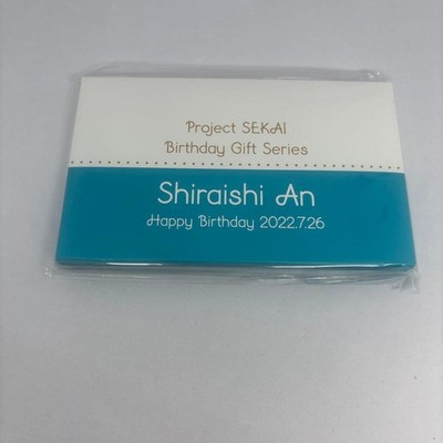 Proseka 2022 Birthday Gift Set An Shiraishi MIB Project Sekai