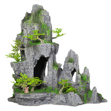 Aqua One Grey Landscape Scenic Rock Formation Large Aquarium Fish Tank Ornament