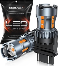 Sealight 3156 3157 Led Bulb Amber Turn Signal Lights With Extra Resistor Hd Pro