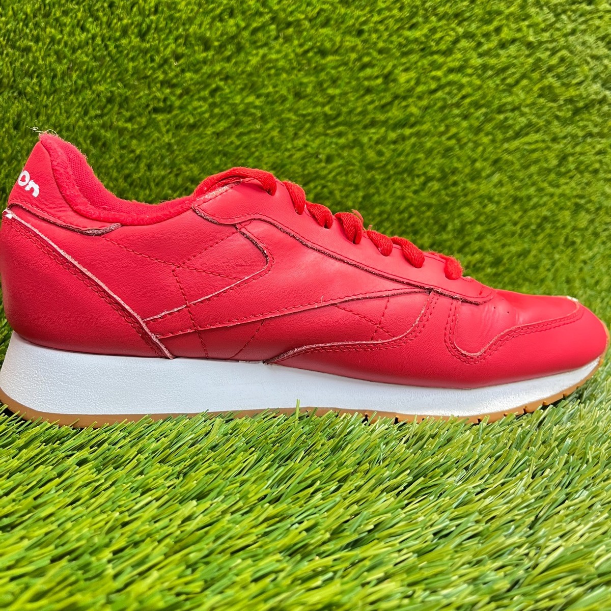 Reebok ハイテクスニーカー 赤 29cm Reebok Classic Leather Mens Size 8 Red White Athletic Lifestyle