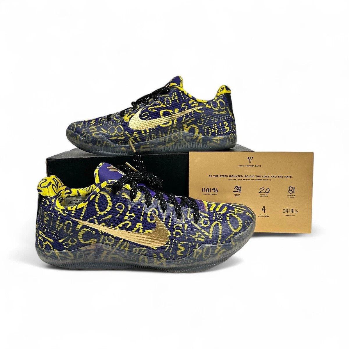 シューズ(男性用) NIKE KOBE11 MAMBA DAY Nike Kobe 11 Mamba Day iD 865773-991 - Men's Size 8.5 - BRAND NEW