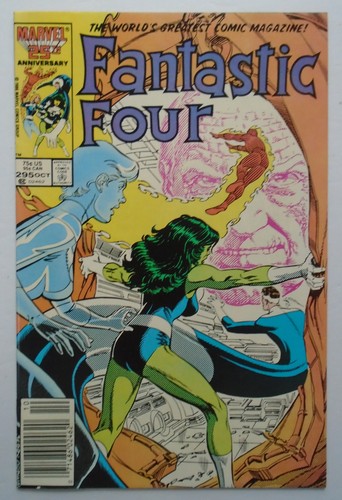 Fantastic Four #295 Newsstand Copper Age Marvel Comic Book 1986 NM