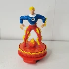 1996 Toy Biz Fantastic Four Johnny Storm/Human Torch Marvel Figure with Base VTG