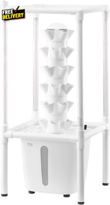 Hydroponic Growing System with Grow Light 30 Pods Vertical 6 Tiers Hydroponic...