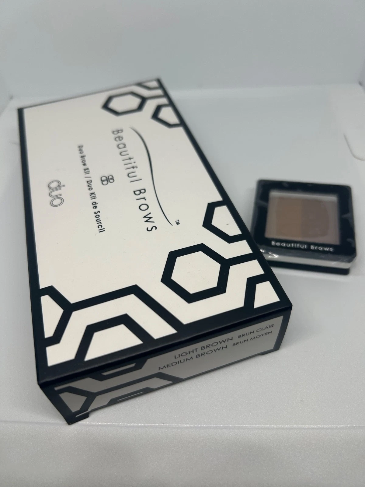 Beautiful Brows Duo Brow Kit Eyebrow powder light Brown medium brown + refill 🤎