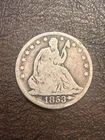 1853 Seated Liberty Half Dollar