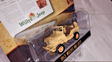 1:64 VINTAGE CARS 1945 WILLYS MB JEEP COMPLETELY OUT OF PRODUCTION FACTORY NEW!!