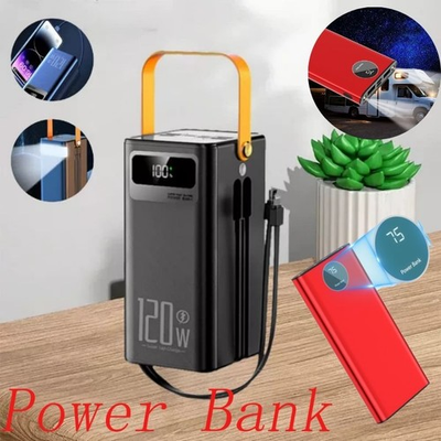#ad #ad 70000mAh 120W Power Bank Large Capacity Portable Fast Charging External Battery $26.99