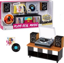 MGA's Miniverse Real Music Record Player Mini Collectibles Mini Playable Record