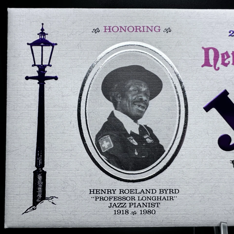 New Orleans Jazz Fest (RARE MINT) - SIGNED by Artist - Henry Byrd - 1989 FDC - Image 2 of 4