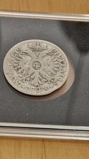 1729 4 SILBER SCHILLING L&Uuml;BECK DOPPLTEN ADLER  SEHR GEBRAUCHT