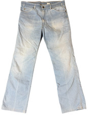Vintage Levi's 501 XX Jeans Men's 38x32 Light Blue USA Button Fly Faded Western
