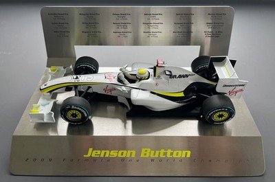 JENSON BUTTON BRAWN BGP 091 F1 2009 WORLD CHAMPION 1/18 GPL DISPLAY RARE NEW AUS