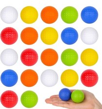 24 Pcs Mini Golf Stress Ball Bulk 1.6Inch Foam Golf Practice Balls Stress Relief